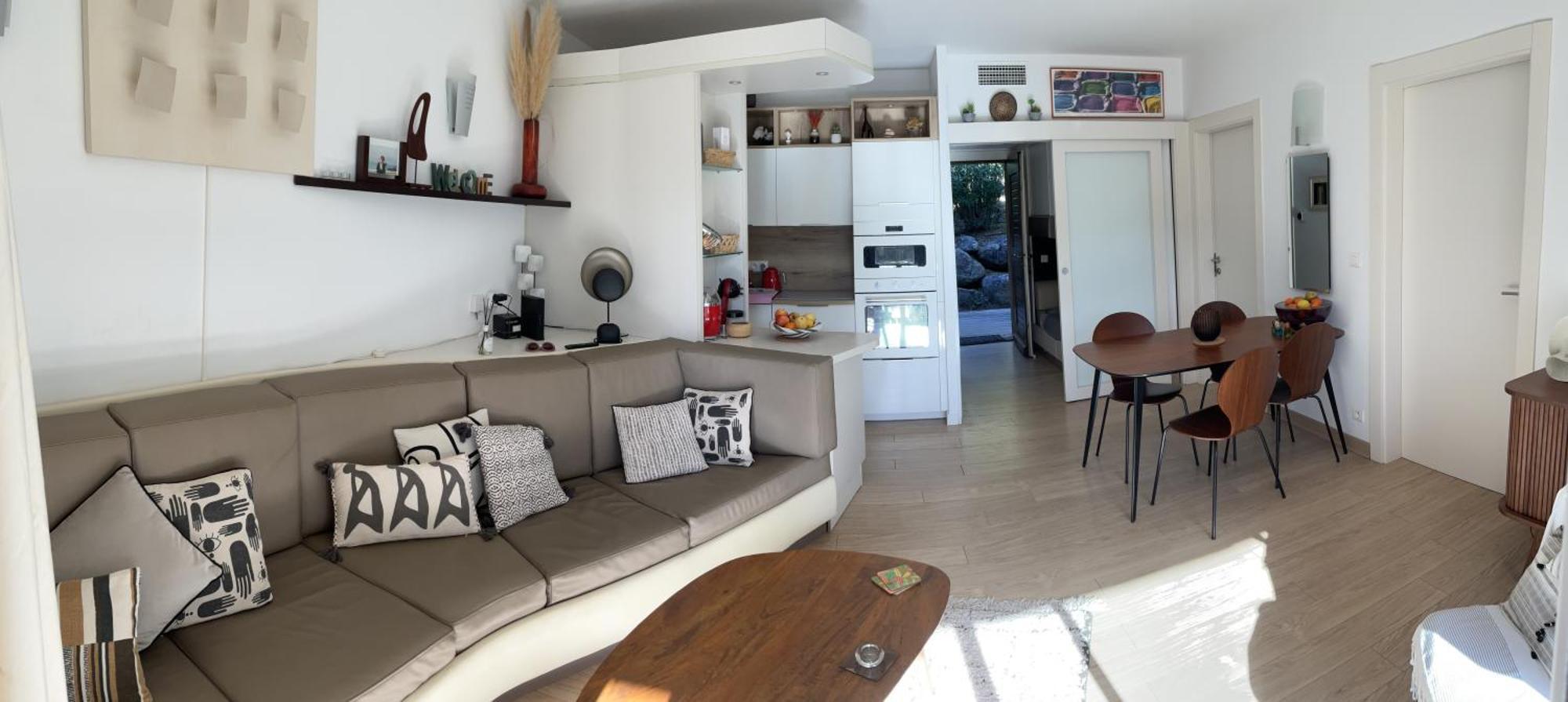Residence Cala Sultana -Baie Santa Giulia - Rez Jardin 1Ere Ligne 포르토베쉬오 외부 사진